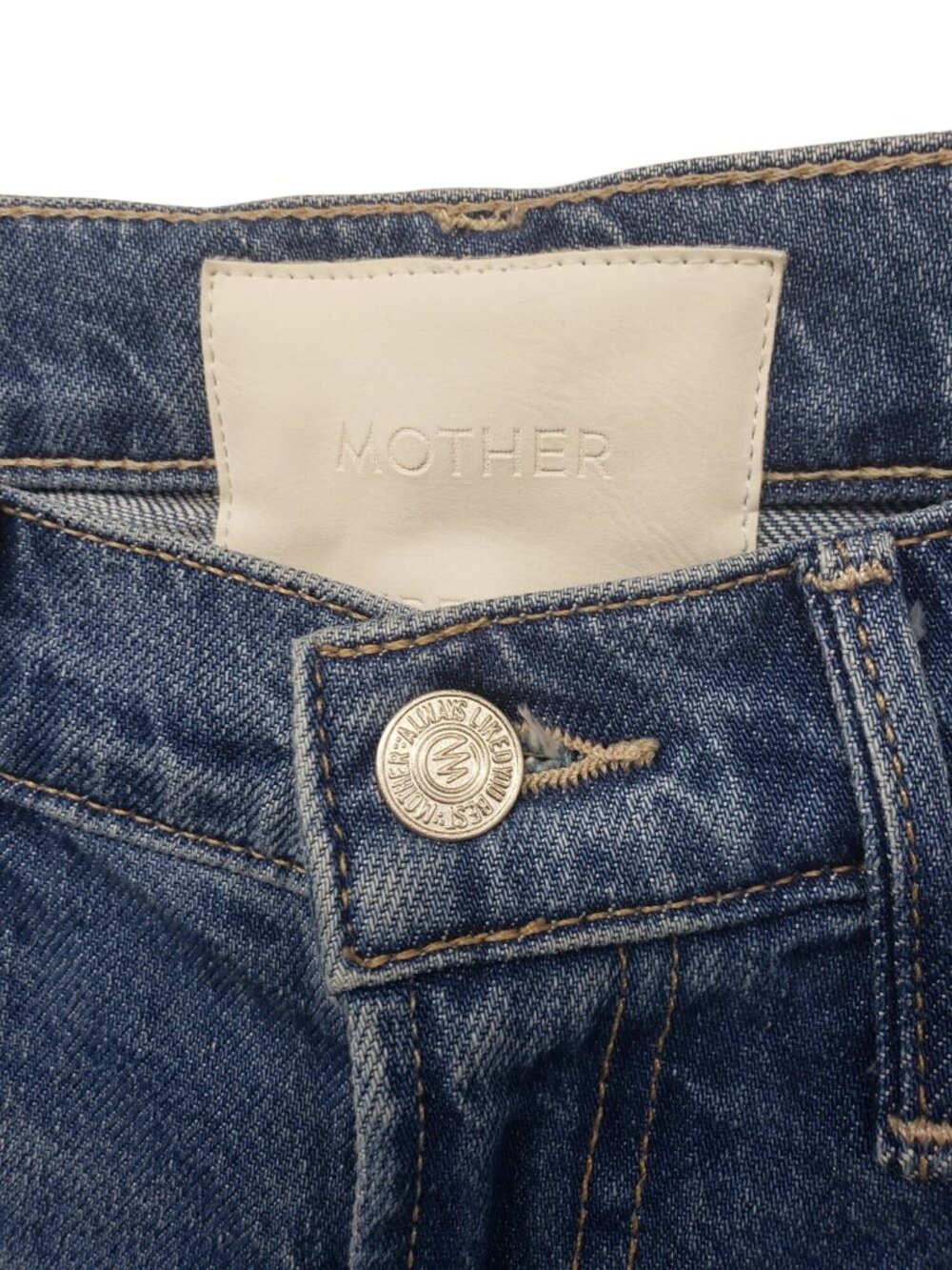 Mother The Outsider Flood Denim Flare Blue Jeans Field Trip Womens 26 - Picture 9 of 15